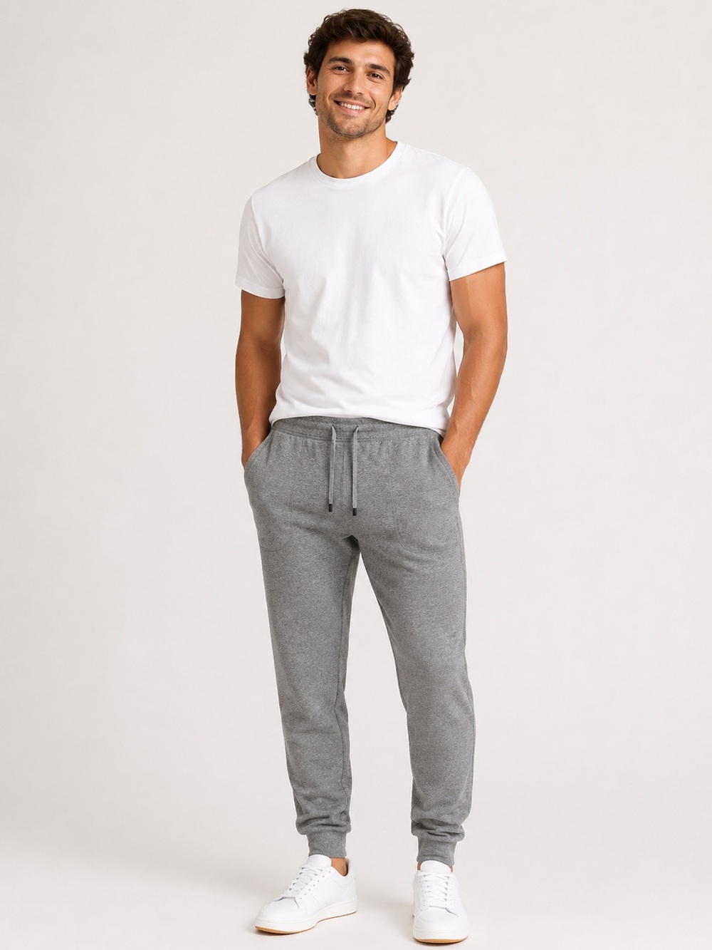 SAXX 3Six Five Grey Joggers - Size XL - Modal Blend Lounge Pants